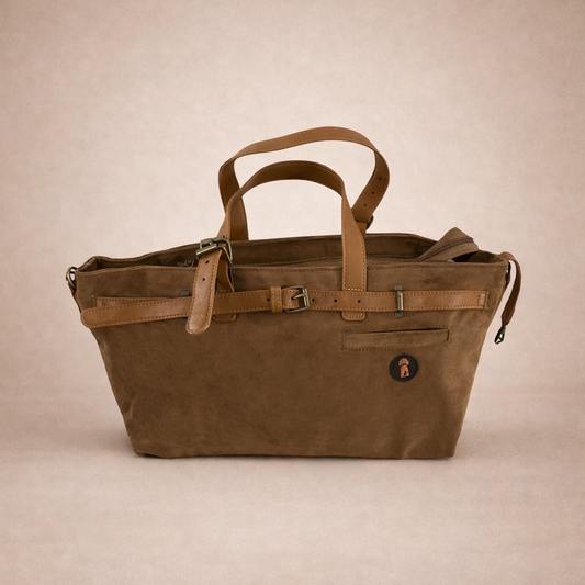 Borsa Tote IL BARBONCINO – Bag in Pelle Scamosciata